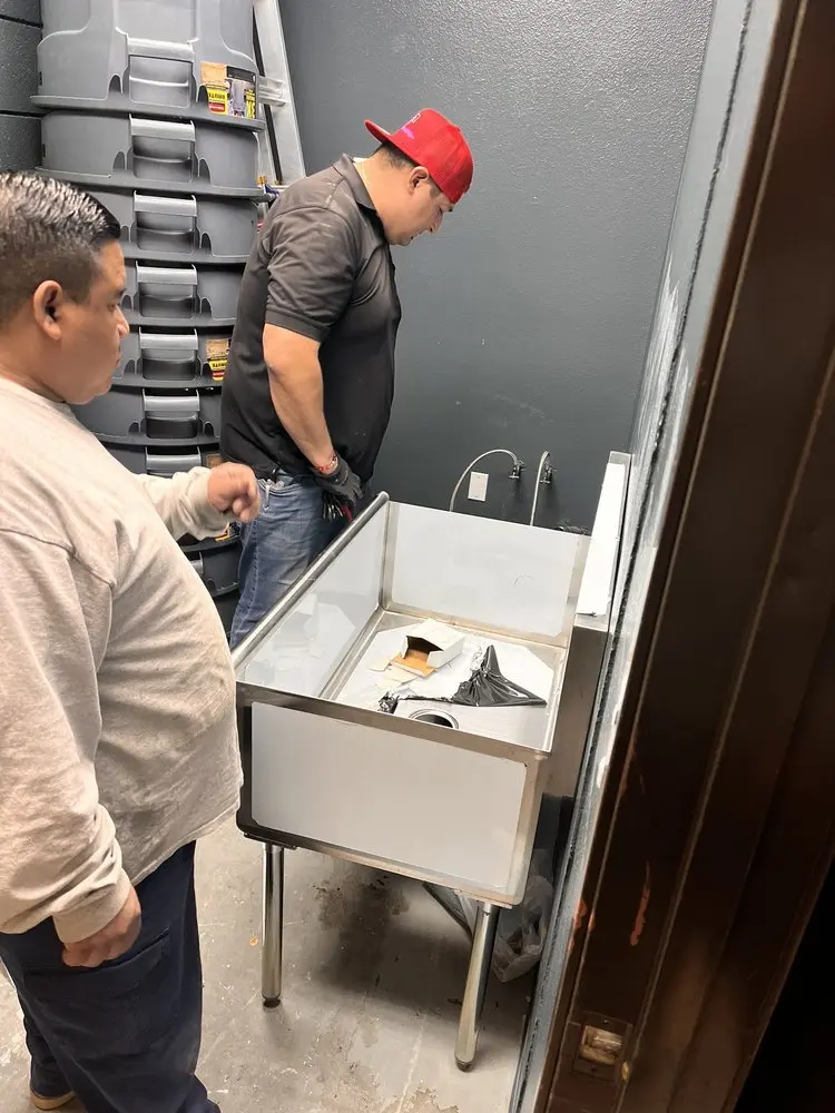 Commercial plumbing and sink installation in Port Everglades